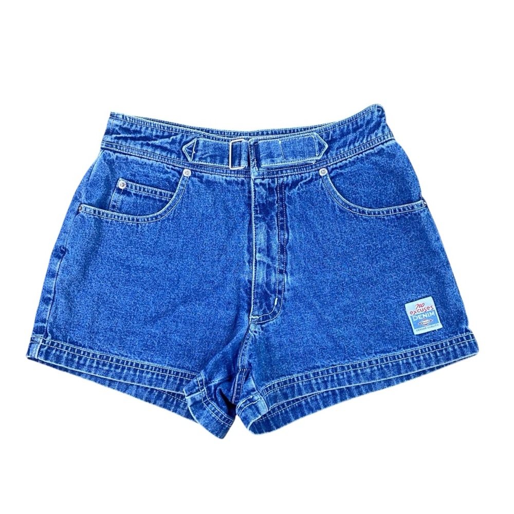 Vintage Y2K No Excuses denim jean shorts size 9/10